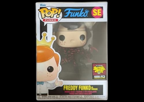 Funko Pop! Fundays Box of Fun Blacklight Battle Freddy Funko As Carnage SE (LE 4000)