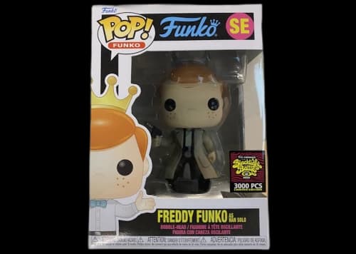 Funko Pop! Fundays Box of Fun Blacklight Battle Freddy Funko As Han Solo Metallic SE (LE 3000)