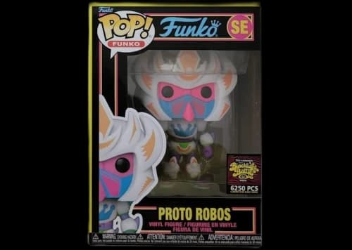 Funko Pop! Fundays Box of Fun Blacklight Battle Proto Robos Mascot SE (LE 6250)