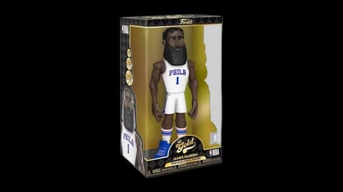 Funko Pop! Funko 12 Inch Vinyl Gold Figure NBA Stars Rockets James Harden Figure White