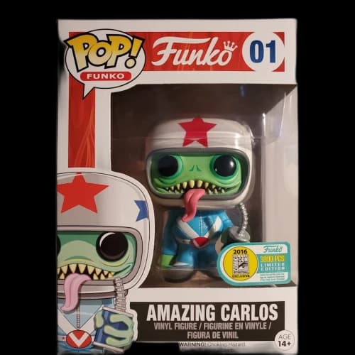 Funko Pop! Funko Amazing Carlos SDCC Figure #01