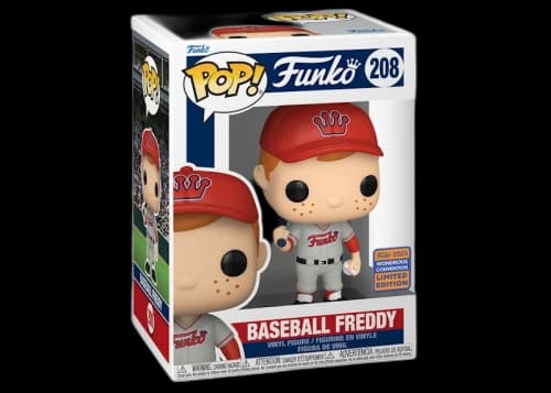 Funko Pop! Funko Baseball Freddy 2023 Wondrous Convention Exclusive Figure #208