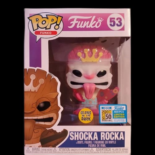 Funko Pop! Funko Shocka Rocka (Glow) SDCC Figure #53