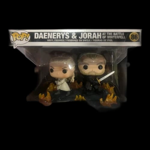 Funko Pop! Game of Thrones Daenerys And Jorah at the Battle of Winterfell Movie Moments Figure #86
