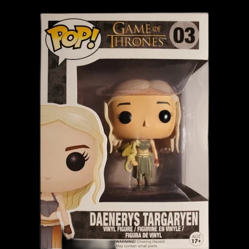 Funko Pop! Game Of Thrones Daenerys (White Gold Dragon) Figure #03