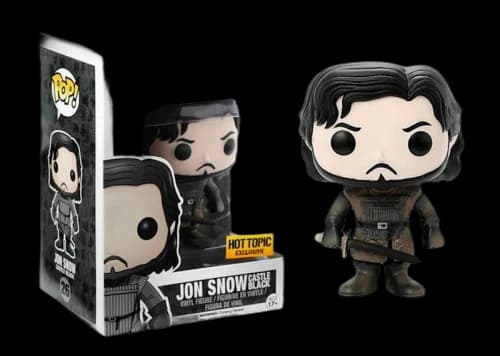 Funko Pop! Game of Thrones Jon Snow Exclusive Castle Black Hot Topic Exclusive Figure #26