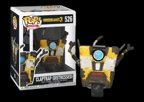 Funko Pop! Games Borderlands 3 Claptrap Distressed Figure #526