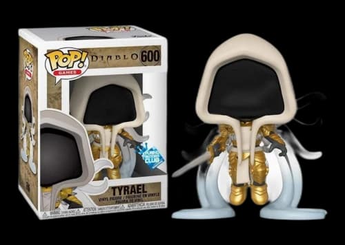 Funko Pop! Games Diablo Tyrael (Metallic) Funko Insiders Club Exclusive Figure #600