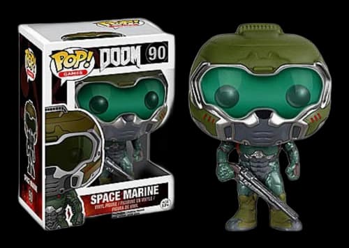 Funko Pop! Games Doom Space Marine (Green) Figure #90