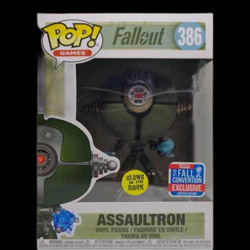 Funko Pop! Games Fallout Assaultron (Glow) Fall Convention Edition Figure #386