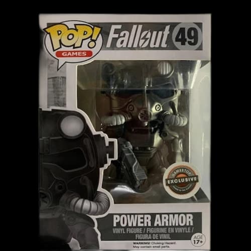 Funko Pop! Games Fallout Power Armor Game Stop Exclusive Figure #49
