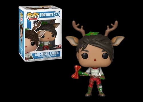 Funko Pop! Games Fortnite Red Nosed Raider GameStop Exclusive Figure #437