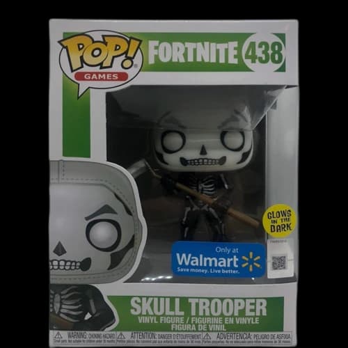 Funko Pop! Games Fortnite Skull Trooper (Glow) Walmart Exclusive Figure #438