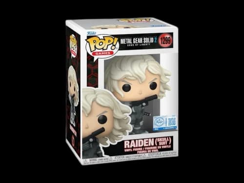 Funko Pop! Games: Metal Gear Solid 2: Sons of Liberty Raiden (Skull Suit) Figure #1299