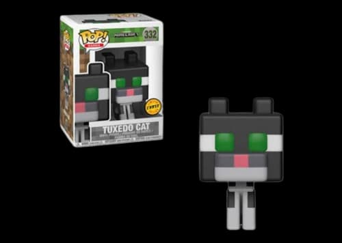 Funko Pop! Games Minecraft Tuxedo Cat (Chase) Figure #332