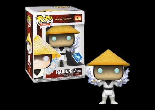 Funko Pop! Games Mortal Kombat Raiden (with Lightning) Funko Exclusive Figure #539