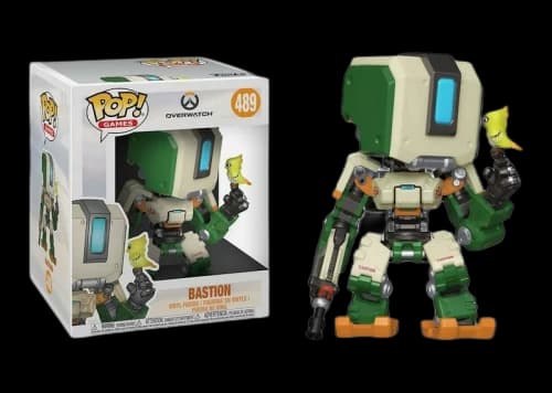 Funko Pop! Games Overwatch Bastion Super-Sized 6 Inch Figure #489