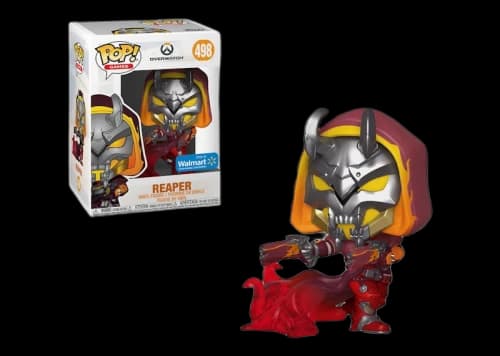 Funko Pop! Games Overwatch Reaper Hell Fire Walmart Exclusive Figure #498