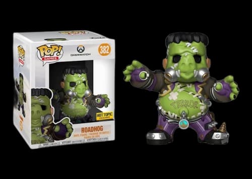 Funko Pop! Games Overwatch Roadhog Junkenstein's Monster Hot Topic Exclusive 6 Inch Figure #382