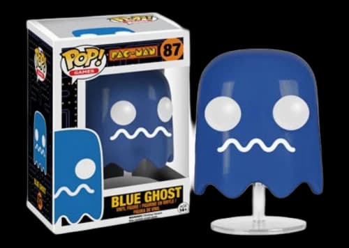 Funko Pop! Games Pac Man Blue Ghost Figure #87