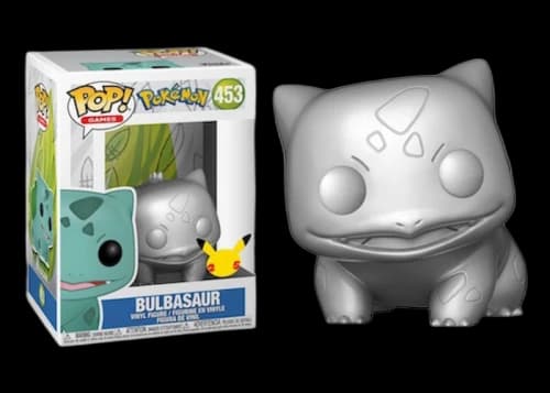 Funko Pop! Games Pokemon Bulbasaur Metallic Figure #453