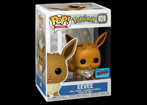 Funko Pop! Games Pokemon Eevee Diamond Collection 2021 NYCC Exclusive Figure #626