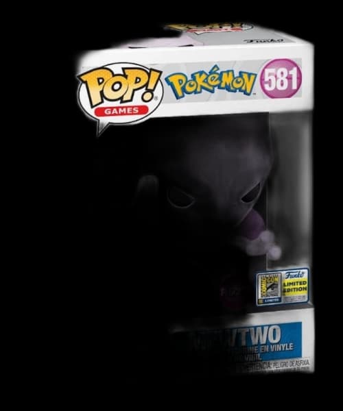 Funko Pop! Games Pokemon Mewtwo (Flocked) SDCC Exclusive Figure #581