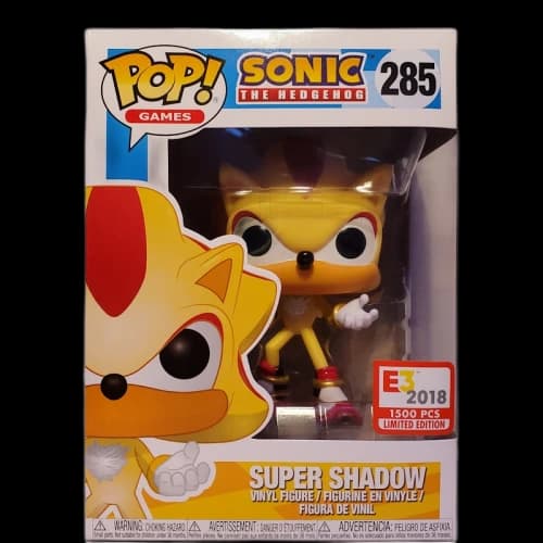 Funko Pop! Games Sonic The Hedgehog Shadow the Hedgehog (Super) E3 Exclusive Figure #285