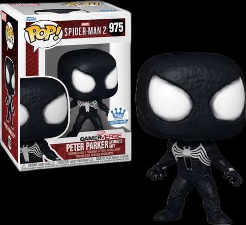 Funko Pop! Games: Spider-Man 2 Peter Parker (Symbiote Suit) (Funko) Figure #975
