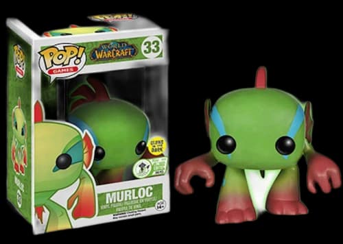 Funko Pop! Games World Of Warcraft Murloc (Glow Green) Emerald City ComicCon Exclusive Figure #33