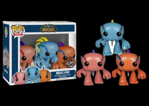 Funko Pop! Games World of Warcraft Murloc SDCC Exclusive 3-Pack