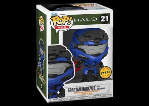 Funko Pop! Halo Spartan Mark V(B) With Energy Sword Chase Exclusive Figure #21
