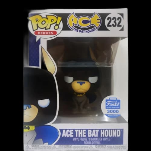 Funko Pop! Heroes Ace The Bat Hound Funko Shop Exclusive Figure #232