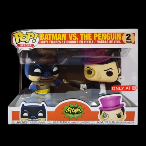 Funko Pop! Heroes Batman Classic TV Series Batman vs The Penguin Target Exclusive 2 Pack