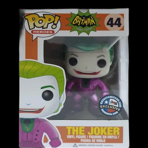 Funko Pop! Heroes Batman Classic TV Series The Joker Dallas Comic Con Exclusive Figure #44