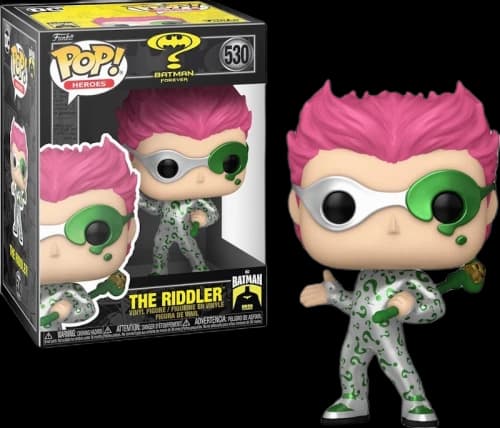 Funko Pop! Heroes: Batman Forever The Riddler (Metallic) Figure #530