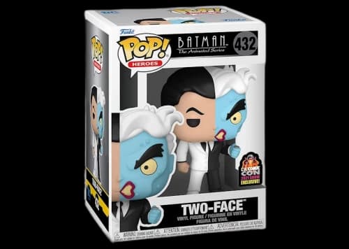 Funko Pop! Heroes Batman The Animated Series Two-Face 2021 LA Comic Con Exclusive Figure #432