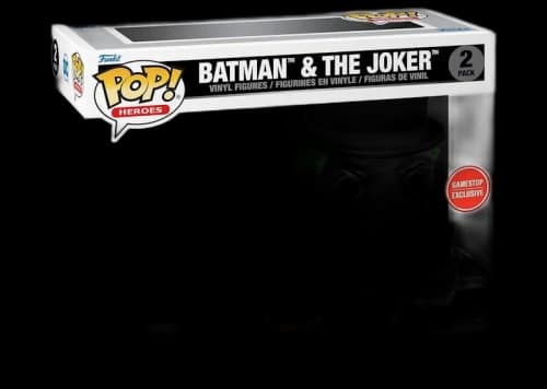 Funko Pop! Heroes Batman & The Joker GameStop Exclusive 2-Pack