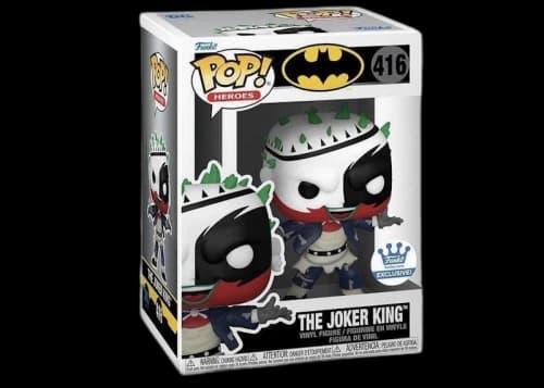 Funko Pop! Heroes Batman The Joker King Funko Shop Exclusive Figure #416