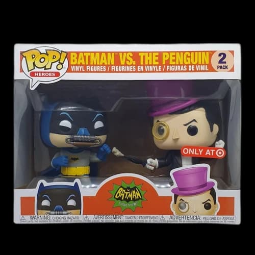 Funko Pop! Heroes Batman TV Classic Series Batman vs. The Penguin Target Exclusive 2 Pack