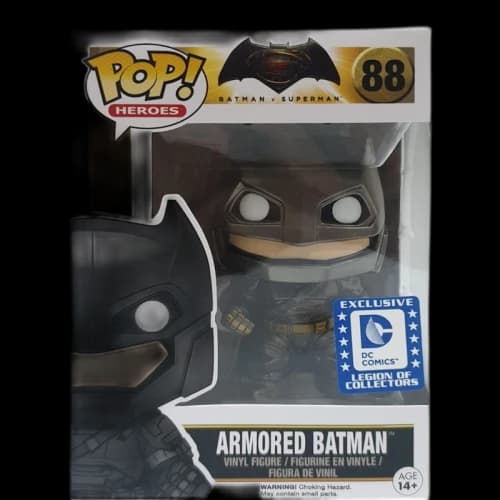 Funko Pop! Heroes Batman v Superman Armored Batman DC Legion of Collectors Exclusive Figure #88