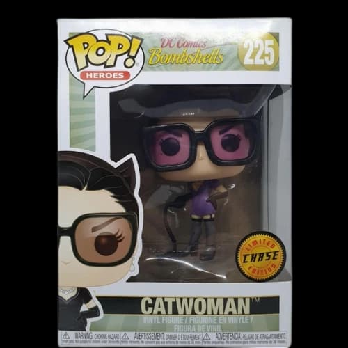 Funko Pop! Heroes DC Comics Bombshells Catwoman (Chase) Figure #225