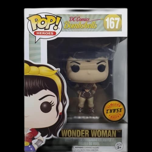 Funko Pop! Heroes DC Comics Bombshells Wonder Woman (Chase) Figure #167