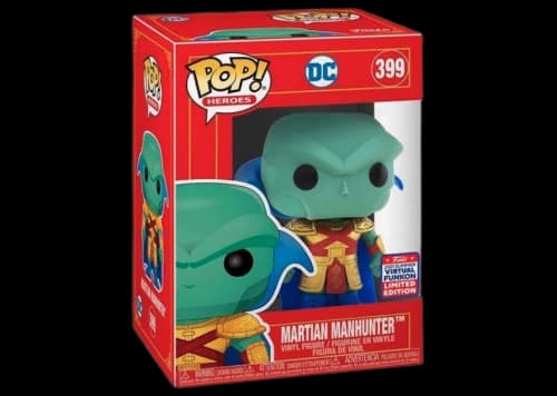 Funko Pop! Heroes DC Martian Manhunter 2021 Summer Virtual Funkon Exclusive Figure #399