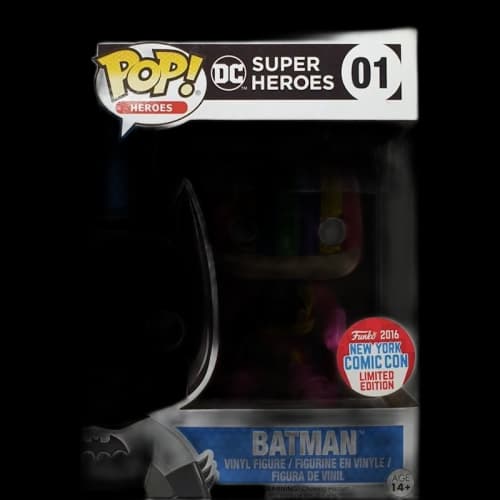 Funko Pop! Heroes DC Super Heroes Batman (Rainbow) NYCC Figure #01