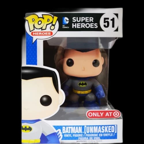 Funko Pop! Heroes DC Super Heroes Batman (Unmasked) Target Exclusive Figure #51