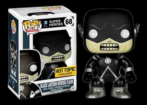 Funko Pop! Heroes DC Super Heroes Black Lantern Reverse Flash Hot Topic Exclusive Figure #68