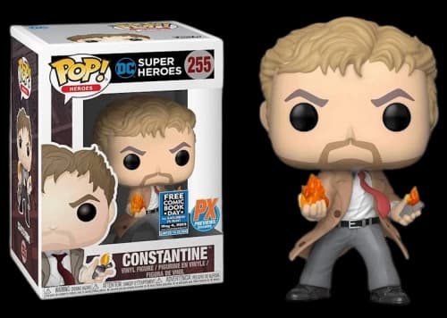 Funko Pop! Heroes DC Super Heroes Constantine 2019 Free Comic Book Day PX Previews Exclusive Figure #255