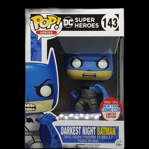 Funko Pop! Heroes DC Super Heroes Darkest Night Batman NYCC Figure #143