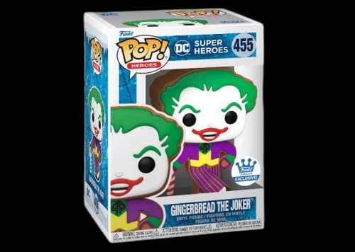 Funko Pop! Heroes DC Super Heroes Gingerbread The Joker Funko Shop Exclusive Figure #455